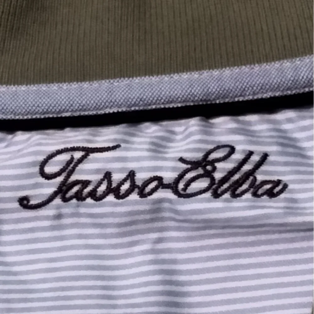 Tasso Elba Mens Size XXXL Polo Shirt Olive Casual Outfit Versatile Style - Picture 6 of 8